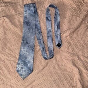 Men's Statements Blue Patterned Tie